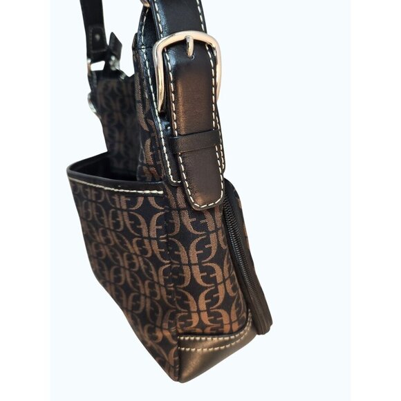 Fossil Monogram Crossbody Shoulder Bag With Adjustable Strap & Multiple Compartm - Picture 10 of 16